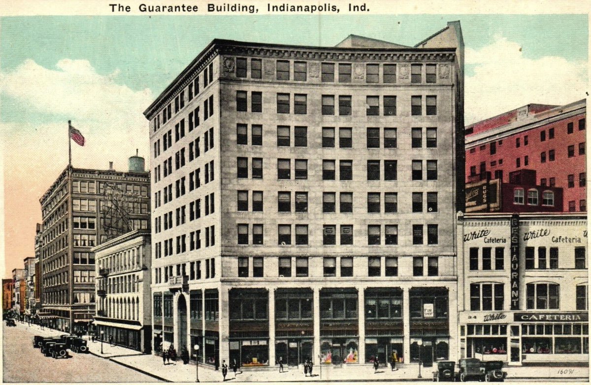 LibbyCierzniak's tweet image. The Guaranty Building on the SW quadrant of the Circle was nearly vacant in 1996 and faced demolition before it was purchased at auction and restored. Its neighbor was not so lucky. The building that housed White’s Cafeteria was razed in 1970 following a devastating fire.