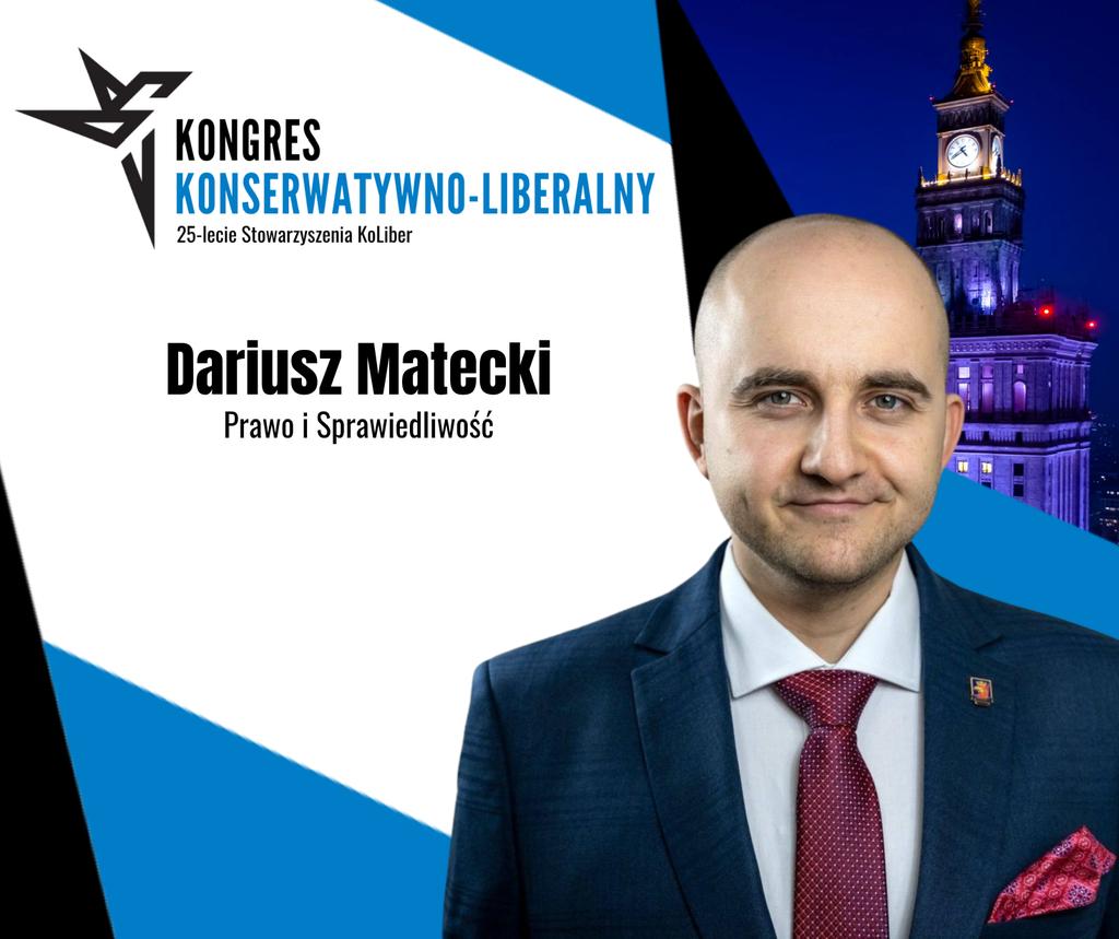 KoLiber (@koliber_org) on Twitter photo 🔵PRELEGENCI KONGRESU
🗣️Kolejnym nazwiskiem jakie prezentujemy jest Pan <a href="/DariuszMatecki/">Dariusz Matecki</a> - polski polityk i samorządowiec, poseł na Sejm X kadencji. Członek Komitetu Wykonawczego <a href="/pisorgpl/">Prawo i Sprawiedliwość</a>... 🔵PRELEGENCI KONGRESU
🗣️Kolejnym nazwiskiem jakie prezentujemy jest Pan <a href="/DariuszMatecki/">Dariusz Matecki</a> - polski polityk i samorządowiec, poseł na Sejm X kadencji. Członek Komitetu Wykonawczego <a href="/pisorgpl/">Prawo i Sprawiedliwość</a>...