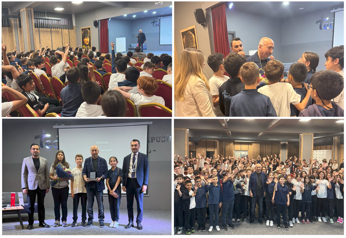 Doğduğum ve büyüdüğüm Konya'da Tedem Koleji öğrencileriyle birlikte olmaktan mutluluk duydum. Pırıl pırıl öğrencileri ve başarılı yöneticileri görünce Gazi Mustafa Kemal Paşa İlkokulu ve Konya Maarif Koleji’ndeki kıymetli öğretmenlerimle ve sevgili arkadaşlarımla olan anılarım