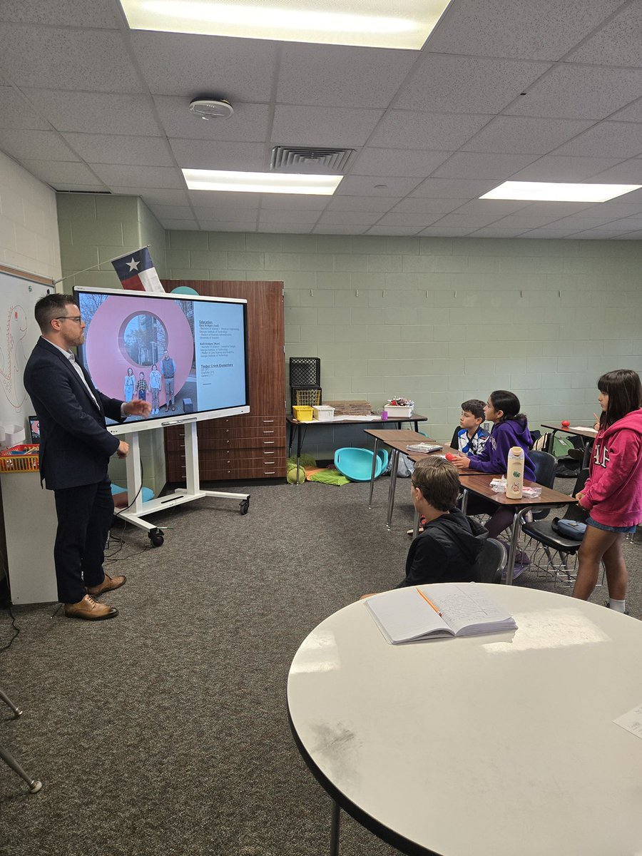 Timber Creek Elementary (@tisdtces) on Twitter photo For STEM day, we organized a station rotation for 5th-grade students, featuring parents who presented on their careers in Chemical Engineering, Sales, Banking, Mechanical Engineering, Cardiology, and Oil and Gas. For STEM day, we organized a station rotation for 5th-grade students, featuring parents who presented on their careers in Chemical Engineering, Sales, Banking, Mechanical Engineering, Cardiology, and Oil and Gas.