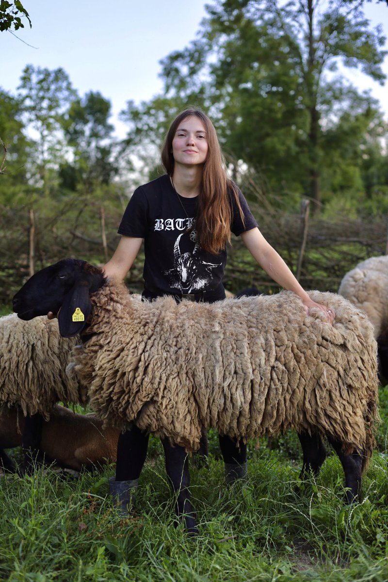 I've been celebrating that archetype here for years.

Dark-alternative women are, on average, more suited to rugged farm life and bare-bones living conditions than women from almost any other subculture.

My wife went straight from a typical city life to moving with me to the