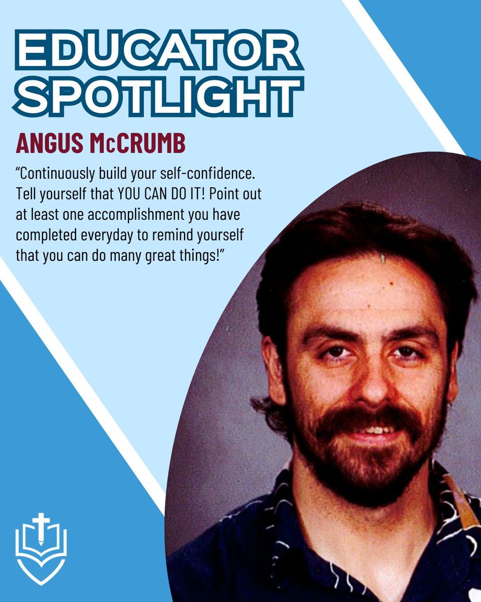 Our next educator spotlight is Angus McCrumb! Angus has been in education for 3 years and teaches 3rd grade reading, writing, math, science and social studies at St. Mary's School in Canandaigua. Read the rest of his spotlight on our Facebook or Instagram! #roccatholicschools