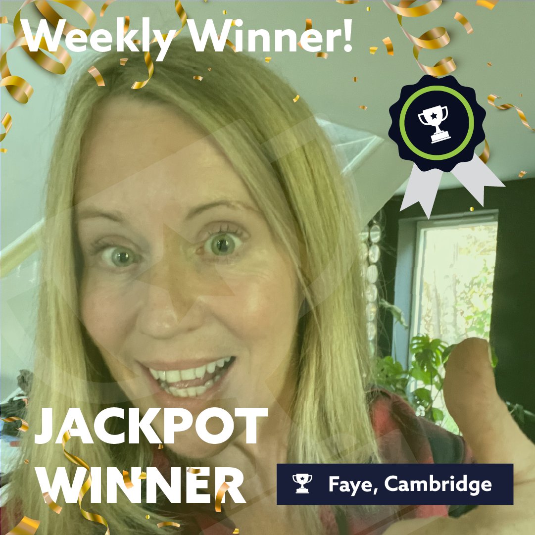 Nurse Faye just won the #LitterLotto jackpot after daily litter-picking walks with her dog Maisie 🐾.

Now she’s got champagne for her brother’s wedding – and treats for Maisie too! 💚 #BinItWinIt #LitterHeroes