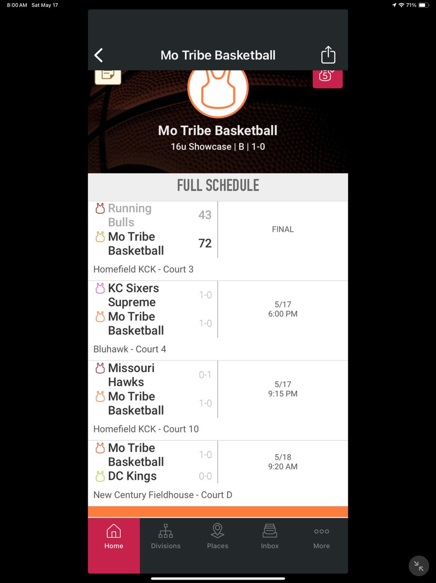 Mo Tribe Bball (@joshuahume) on Twitter photo After last nights win over the #11 ranked team in the circuit our 16u boys move to 12-1 in the <a href="/RL_Hoops/">RecruitLook Hoops</a> circuit. Two more games today including the #7 ranked team at 9:15pm. After last nights win over the #11 ranked team in the circuit our 16u boys move to 12-1 in the <a href="/RL_Hoops/">RecruitLook Hoops</a> circuit. Two more games today including the #7 ranked team at 9:15pm.