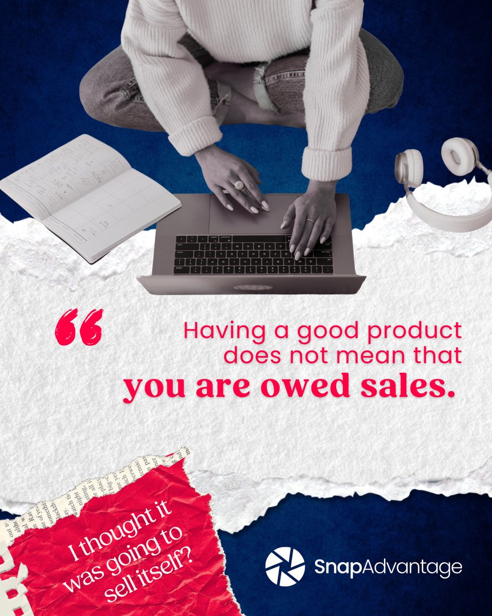 SnapAdvantage's tweet image. Having a good product is just the starting line—not the finish. 🏁

If you want to succeed in today's market, you'll need a strong #strategy and an ecosystem of #marketing assets that educate, engage, and convert.

👉 Ready to turn potential into performance? Let’s get to work.