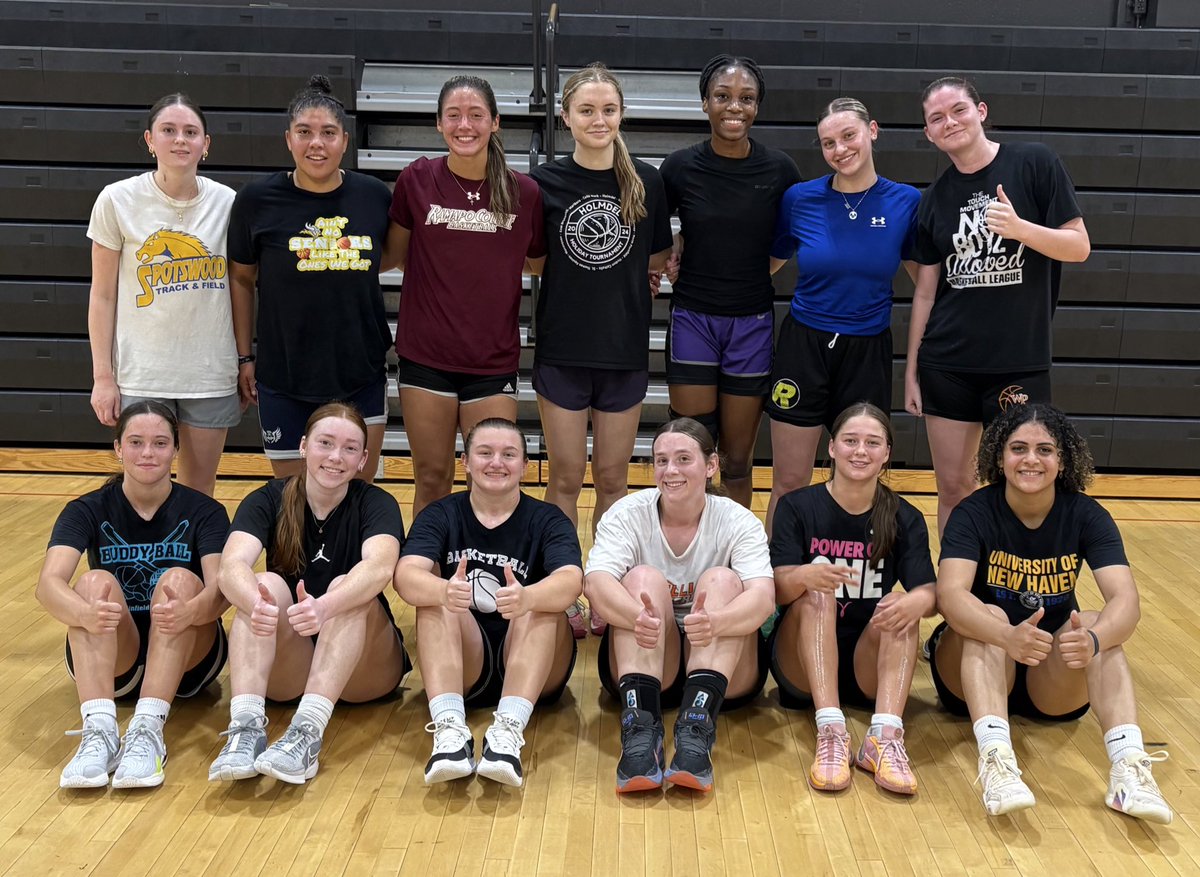 Terrific morning of Hoops.  Full court. 4 on 4. Nonstop. Awesome effort ladies ❤️🏀
