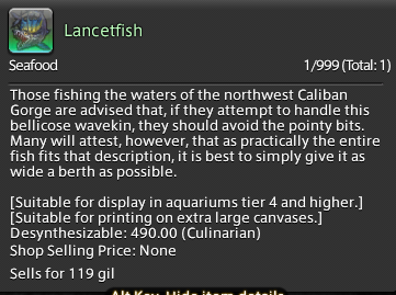 Finally. Ealad Skaan left, and I have collected all 305 Big Fish in FFXIV. What a fucking journey it's been.