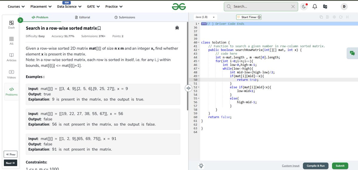 Deepali121104's tweet photo. Day 39 of 160 Days of DSA with GFG! 🚀📷 #GeeksforGeeks #DSA #CodingJourney
@geeksforgeeks

#gfg160 #geekstreak2025 https://t.co/IxnO0LwLmf