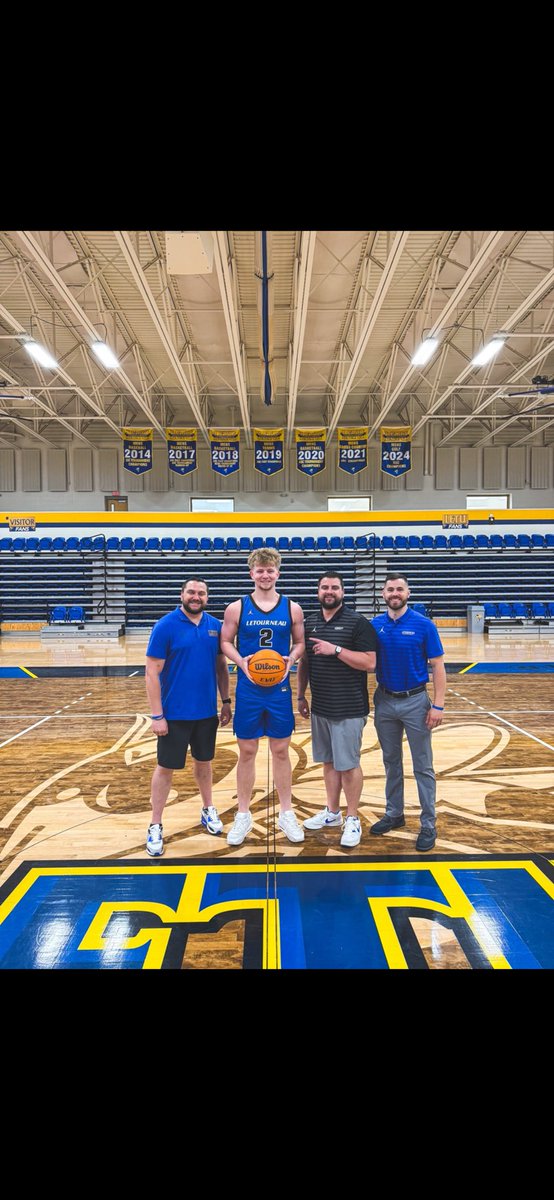 After a great visit with <a href="/CoachWallace30/">Joel “J” Wallace</a> <a href="/james_wallace5/">James Wallace</a> and Coach Ripato I am blessed to receive an offer from LeTourneau University!