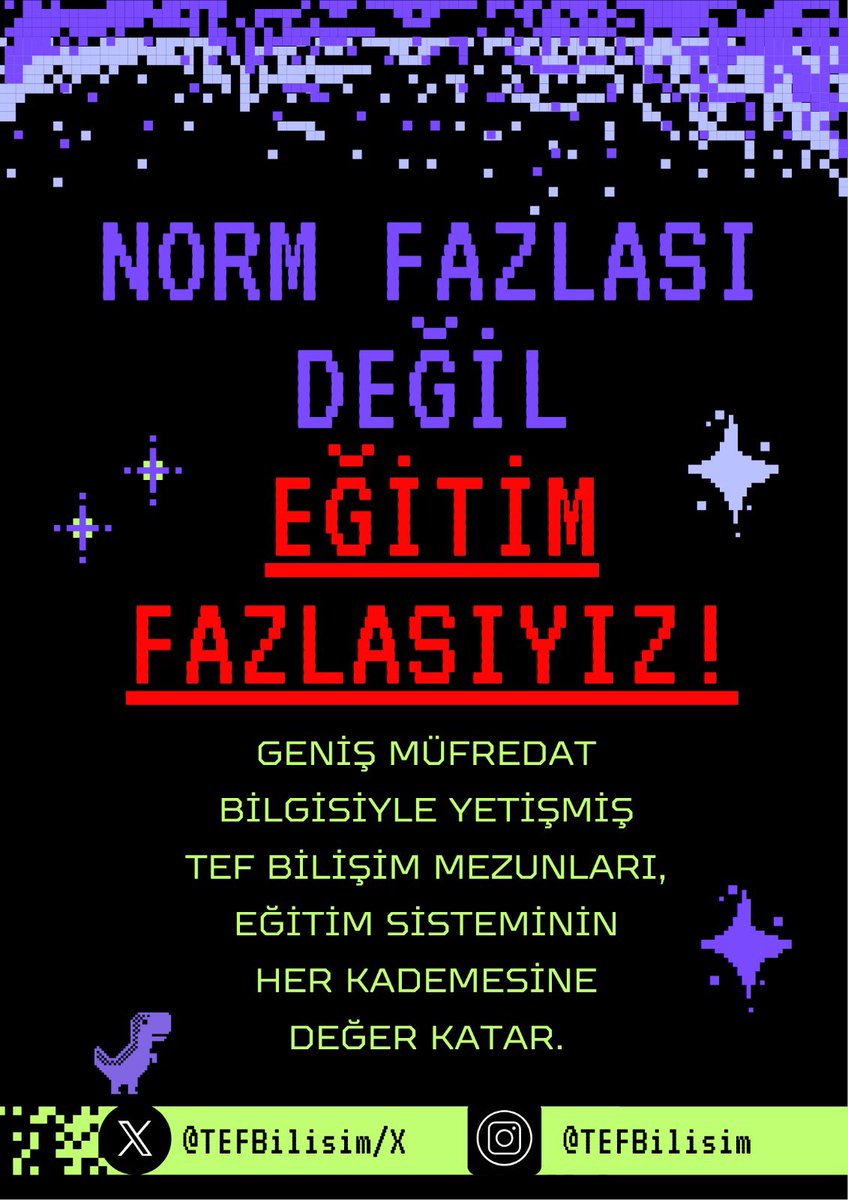 #TEFHakkiniGeriistiyor
<a href="/RTErdogan/">Recep Tayyip Erdoğan</a>
<a href="/Yusuf__Tekin/">Yusuf Tekin</a> 
<a href="/tcmeb/">Millî Eğitim Bakanlığı</a>
<a href="/meb_ttkb/">Talim ve Terbiye Kurulu Başkanlığı</a> 
<a href="/CihadDemirli/">Cihad Demirli</a> 
<a href="/turkegitimsen/">Türk Eğitim Sen</a>
@talipgeylan06
<a href="/EgitimBirSen/">Eğitim-Bir-Sen</a>
<a href="/_aliyalcin_/">Ali YALÇIN</a>
@Ramazancakirci
<a href="/egitimsen/">Eğitim Sen</a>
@kemalIrmak_
<a href="/HurEgitimSen/">Hürriyetçi Eğitim Sen Genel Merkezi</a> 
<a href="/egitimis/">Eğitim-İş</a>