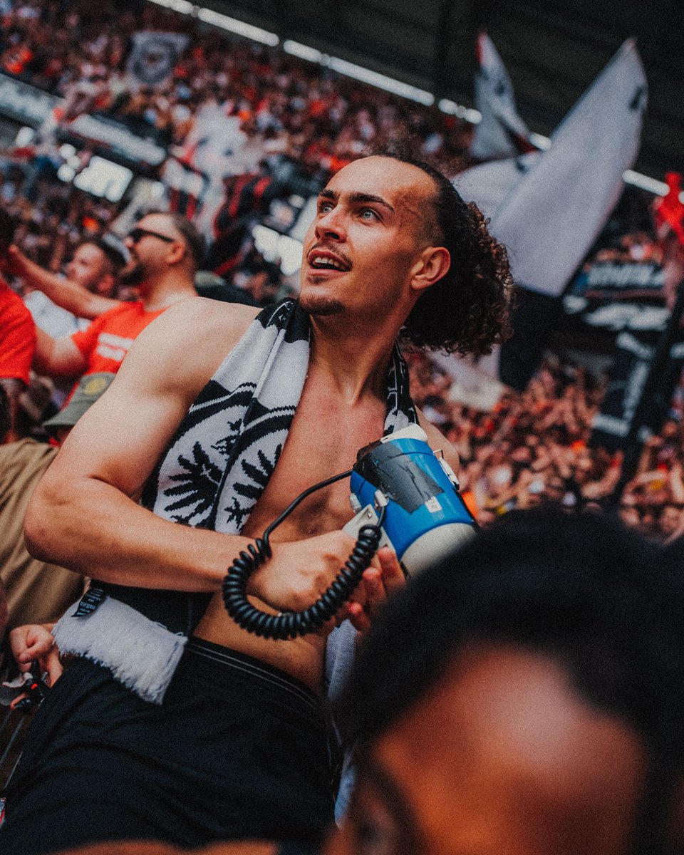 Champions League!! We Are Eintracht. So proud of this team. 🦁🦅🔥 #ForzaSGE