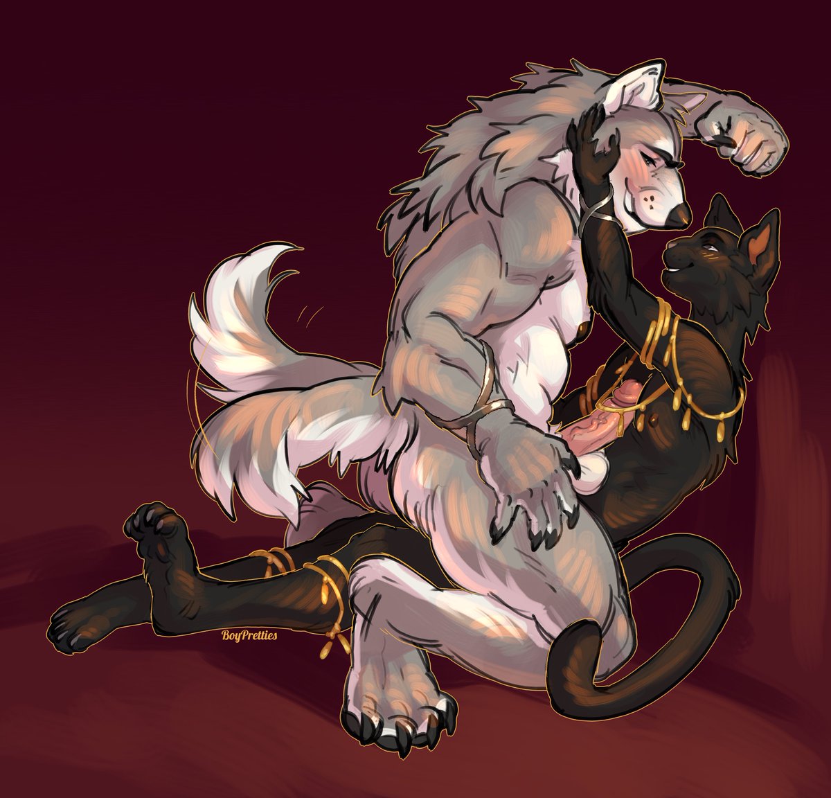 Terrain (@pupterrain2) on Twitter photo “well, good morning to you too”
After enough time together, Cass gets used to waking up under Apollo, tail wagging and breath panting 💜🩶 by <a href="/boypretties/">🔞boypretties🔞new comic page on patreon :)</a> !! “well, good morning to you too”
After enough time together, Cass gets used to waking up under Apollo, tail wagging and breath panting 💜🩶 by <a href="/boypretties/">🔞boypretties🔞new comic page on patreon :)</a> !!