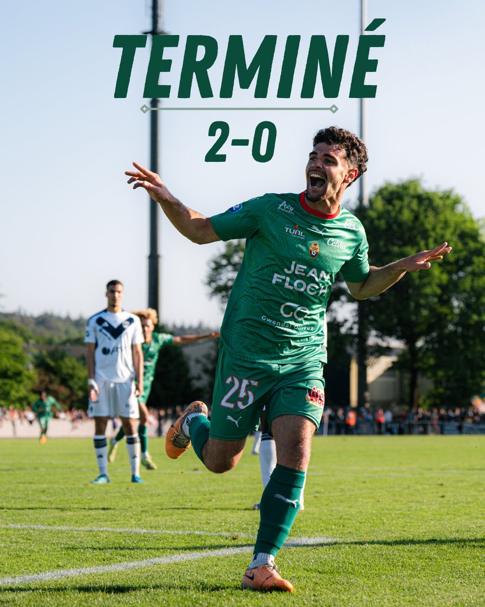 𝙏𝙚𝙧𝙢𝙞𝙣𝙚́

La Saint Co s'impose 2-0 pour son dernier match de la saison face au <a href="/girondins/">FC Girondins de Bordeaux</a>  !

Merci à tous pour cette magnifique saison ! 💚❤️