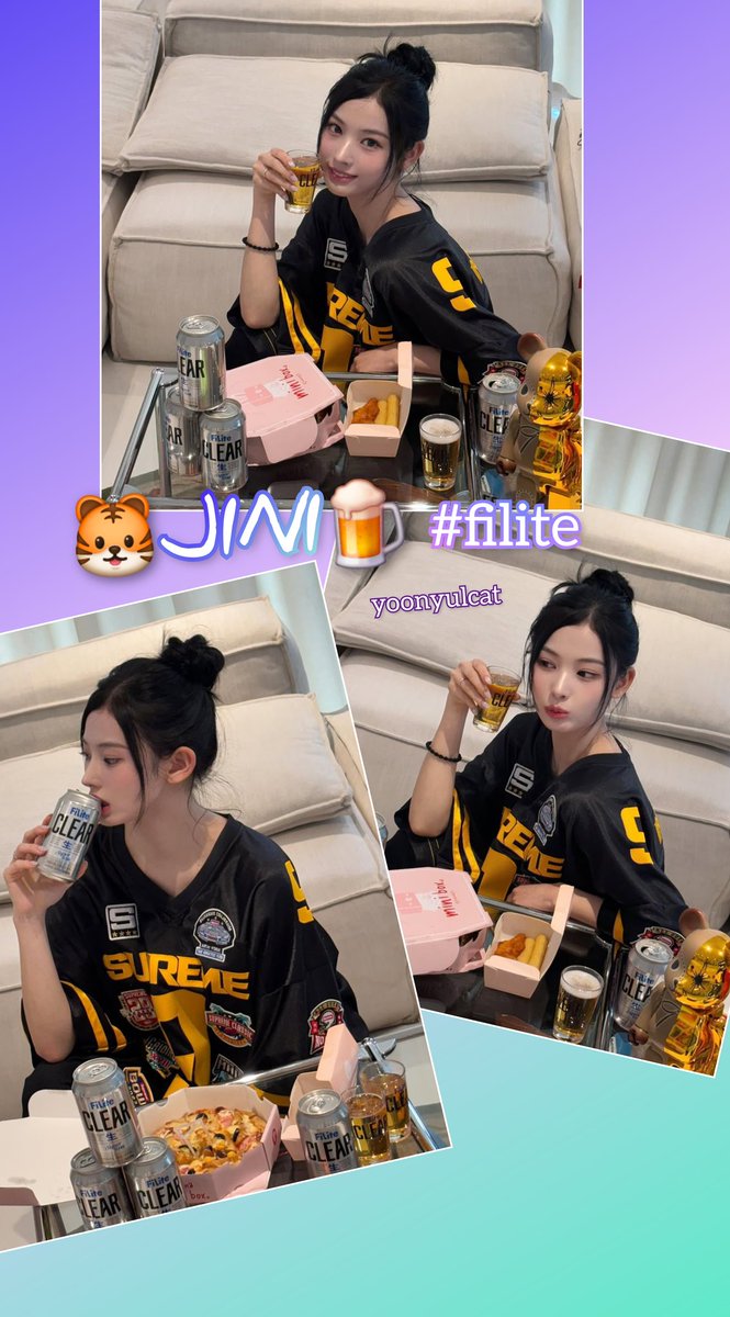 yoonyulcat's tweet photo. 💬say something...

🍺廣告 #filite

#JINI #지니 
#최윤진 #ジニ #崔允珍 
#ATOC #DOD
@jiniyxxn
@dodofficialtwt https://t.co/DvllWjzvPq