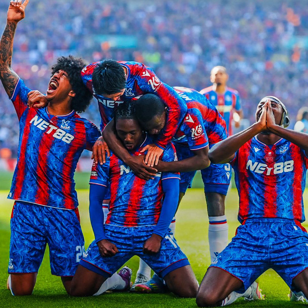 IsaacKirwa's tweet photo. Congratulations @CPFC on winning the FA Cup! 🏆🦅 What a moment for the club and fans.History made at Wembley! 💙❤️  #FACup https://t.co/ozJnalYODD