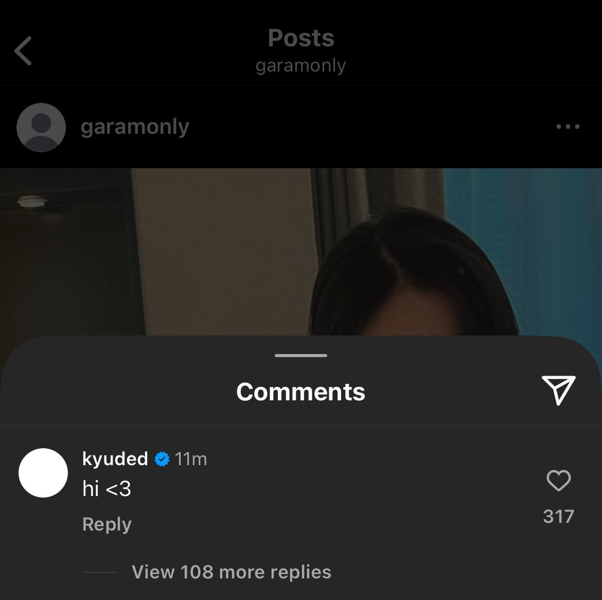 garamfanbase's tweet photo. Daniel Kyu, soloist and ex I-LAND trainee has commented on Garam’s Instagram post
“hi <3”
#GARAMISBACK https://t.co/iyLGIEQI5W