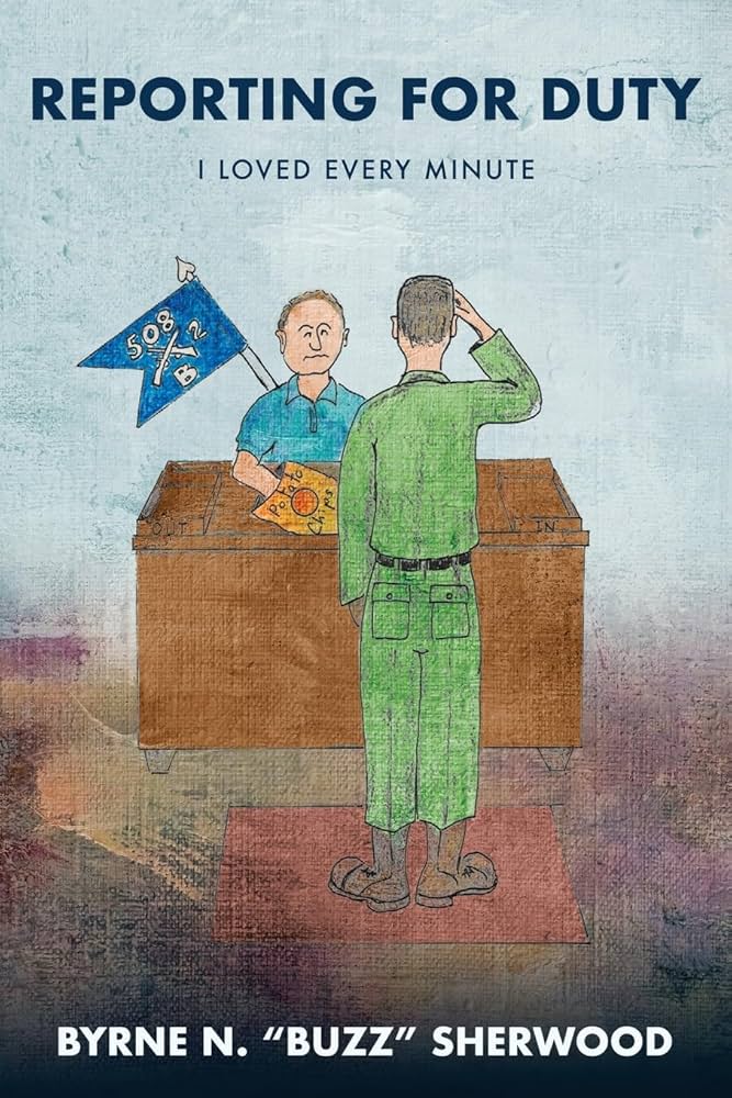 Byrne Sherwood, 23-year Army veteran, decade-long history teacher at Richmond High School, volunteer chaplain and county Search &amp; Rescue team member will visit us today to launch "Reporting for Duty" at 2:00 PM. Stop by for his military reminiscences!