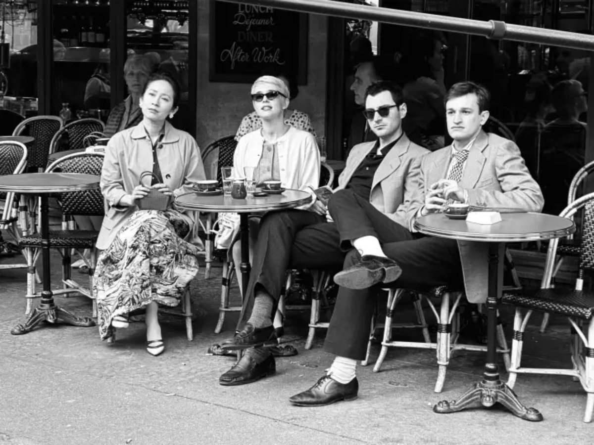 cinestesialima's tweet photo. Hermosa #NouvelleVague. Qué homenaje para más sincero y sentido a Godard, compañía y al movimiento francés. La recreación de la época y del rodaje de “Sin Aliento” es precisa. El cast también. 
Linklater, eres uno de los grandes.🫰
Ojalá se lleve un premio. 
#Cannes2025 https://t.co/obfQ2nUUYP