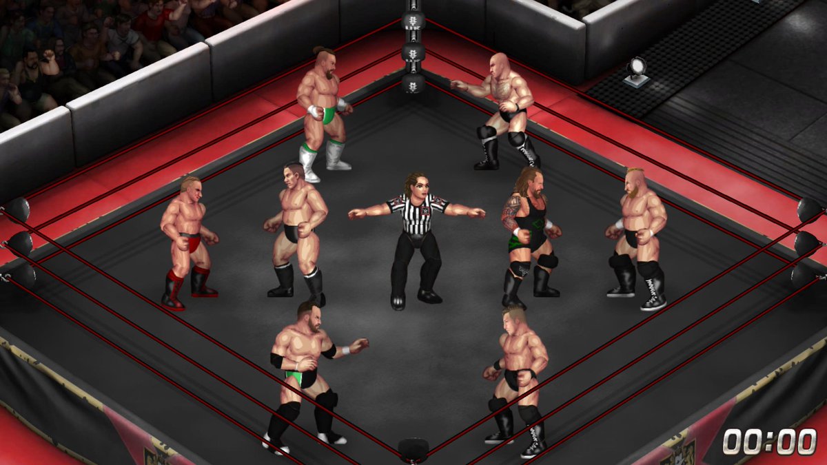 NXTUK_Legacy's tweet photo. For last 5-6 years, I've been working off-and-on on compiling/updating my 1500 wrestler roster in Fire Pro Wrestling World on PS4/PS5.
Here's a screenshot of #NXTUK in #FPWW ft. Dragunov, Gallus and Imperium.
All edits, except The Ring General, were done by PS user "vegaridge." https://t.co/zdgta1caaM