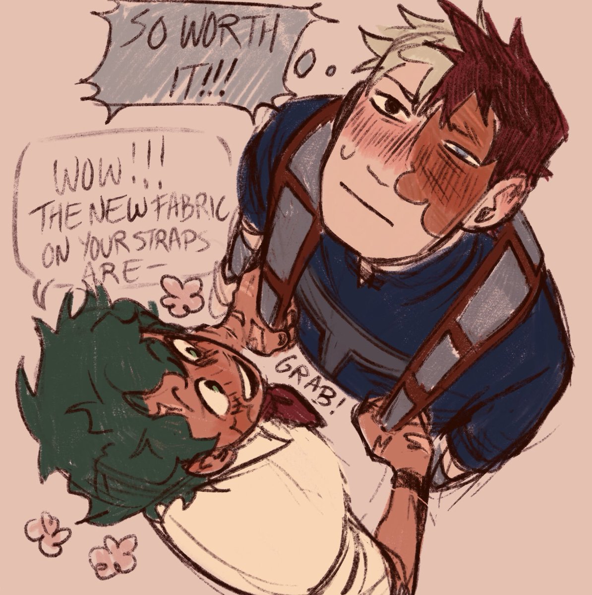 CDoorstop's tweet photo. Shouto gets hero suit upgrades frequently https://t.co/mbU2kul1xe