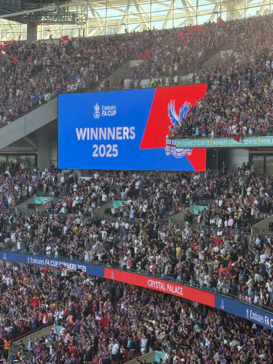 We are so glad all over #FACupFinal #cpfc #crystalpalace