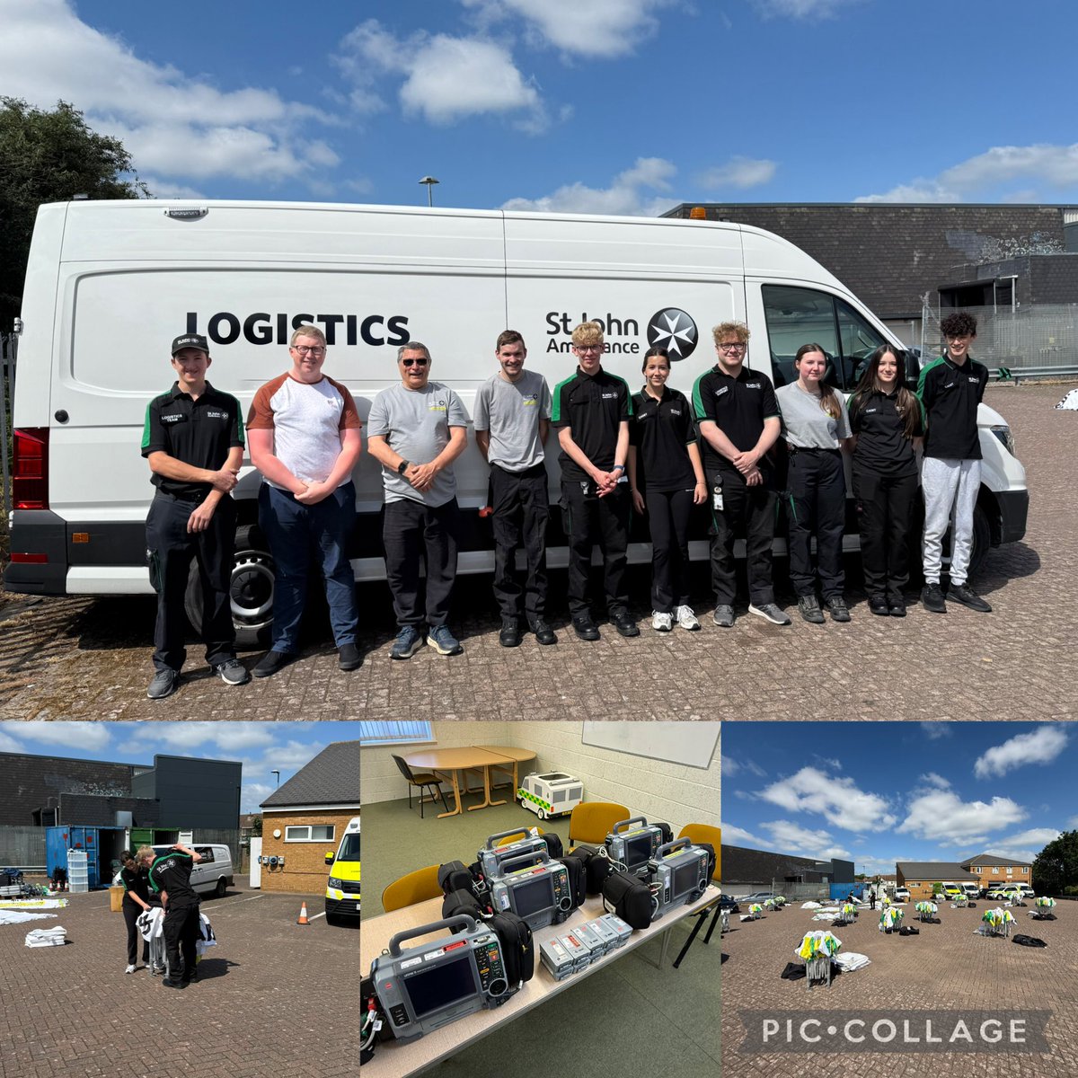 mattstevenssja's tweet photo. Ensuring all our @SJA_Logistics equipment is prepped and ready to go ahead of @stjohnambulance events this weekend. It’s another day we’re joined by some great young people from across #essex helping complete all our tasks https://t.co/RkzHpeAHXO