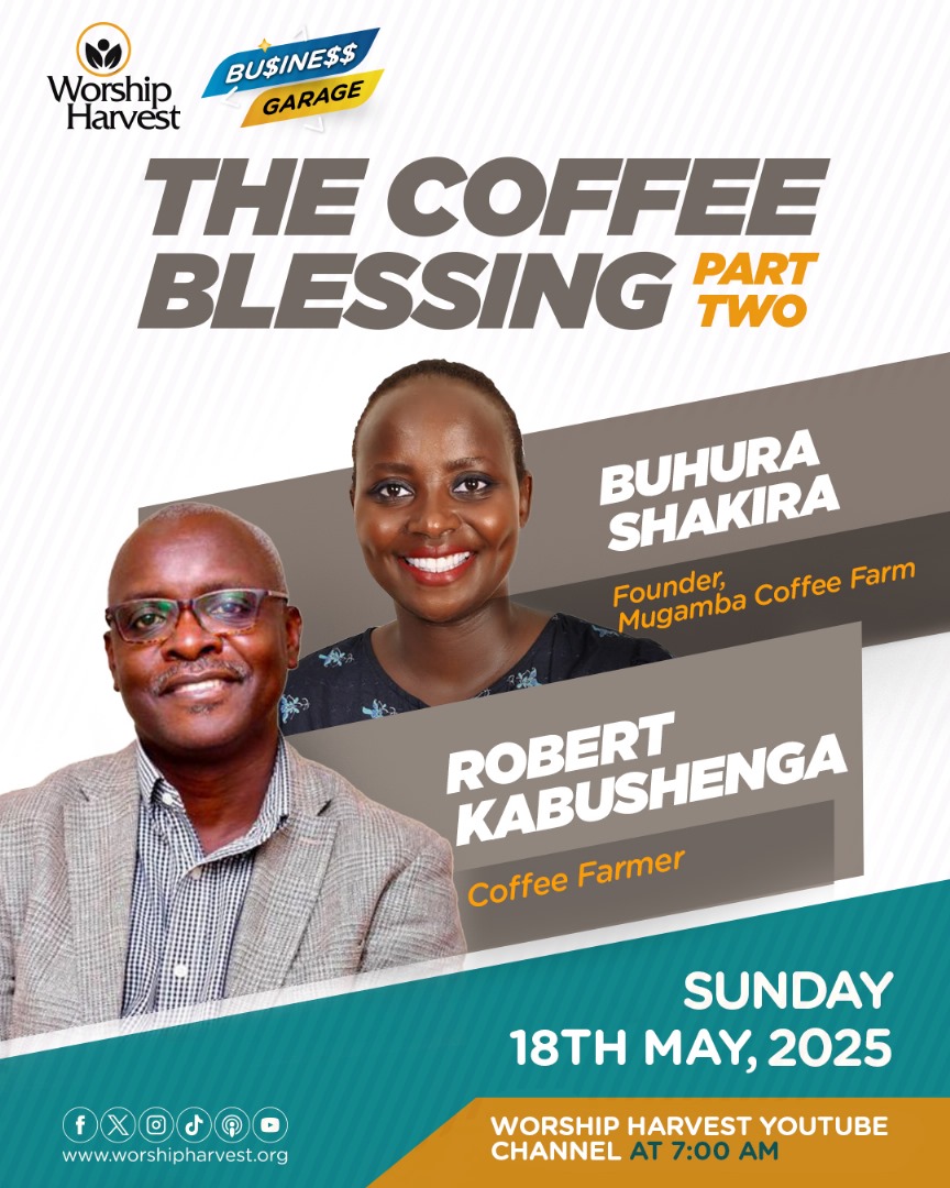 Chris Kaweesa (@chriskaweesa) on Twitter photo Two remarkable farms. Hundreds of acres.
Rooted in the land — yet sowing something far greater: employment, dignity, and community transformation.
This Sunday on #BusinesseGarage, <a href="/SharonTees/">Sharon Tumusiime</a> hosts
<a href="/rkabushenga/">Cde. Robert Kabushenga</a> in Part 2 of the Coffee Blessing. Two remarkable farms. Hundreds of acres.
Rooted in the land — yet sowing something far greater: employment, dignity, and community transformation.
This Sunday on #BusinesseGarage, <a href="/SharonTees/">Sharon Tumusiime</a> hosts
<a href="/rkabushenga/">Cde. Robert Kabushenga</a> in Part 2 of the Coffee Blessing.