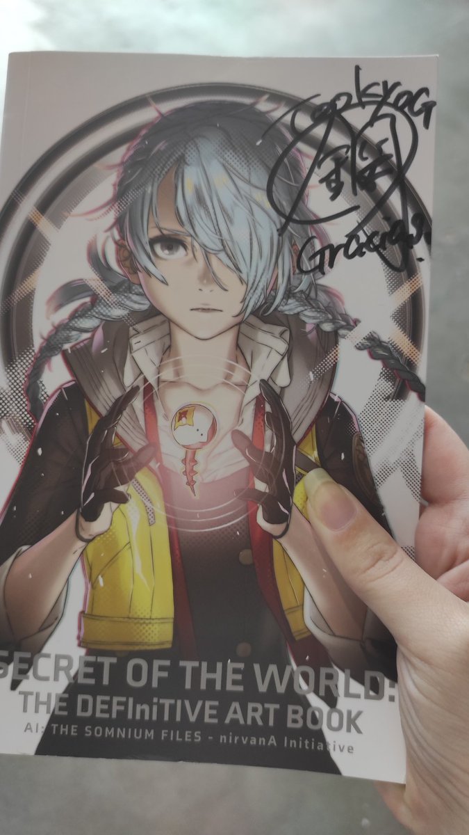 Vi_TimeKeeper's tweet image. Today was the best day of my life, a day I will never forget... ❤️
Thank you so much @Uchikoshi_Eng for being here this weekend and thank you for changing my life with your games! ❤️