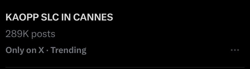 nns9593's tweet photo. แท็กเท่าไหร่แล้วน้า คีย์เวิร์ด289kแล้วฮะ

KAOPP SLC IN CANNES

#KaoPPSLCxCANNES2025 https://t.co/6jK912mhFE