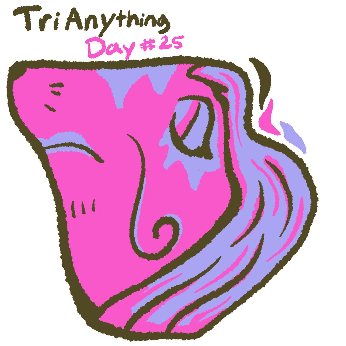 Larainedrop's tweet photo. TriAnything: Day 25 - Sophisticated Seal
#TriAnythingART #TriAnything #art #artchallenge #challenge #day25 #3colors #colorpalette #colors #procreate #digitalart #pink #seal https://t.co/CrqQIy5kSB
