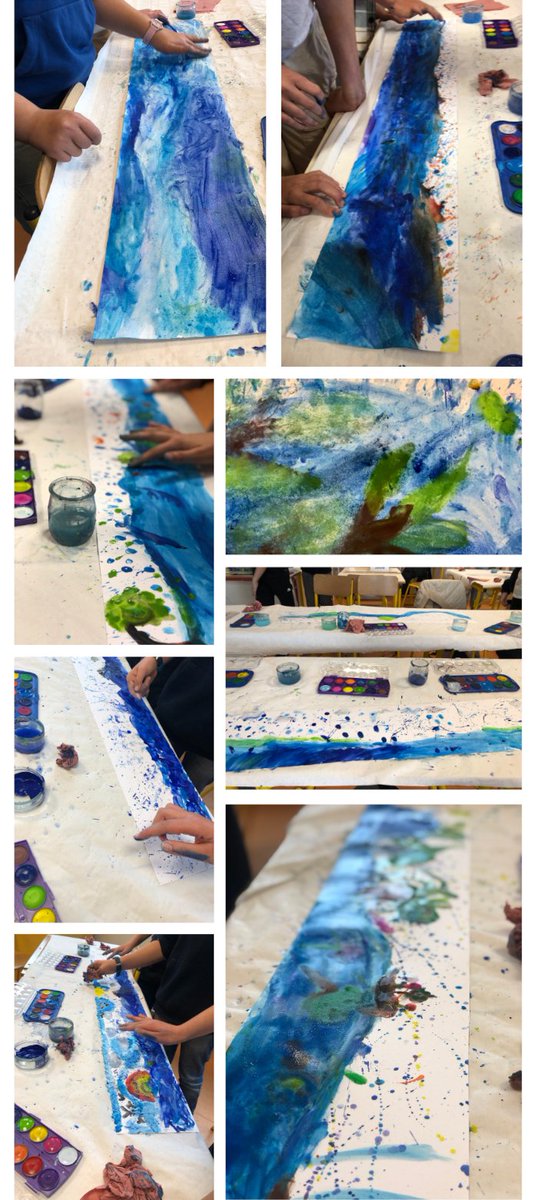 en #artsplastiques, aborder le paysage, la question du panorama à travers les gestes simples, éloge de la main : pedagogie.ac-nantes.fr/arts-plastique…