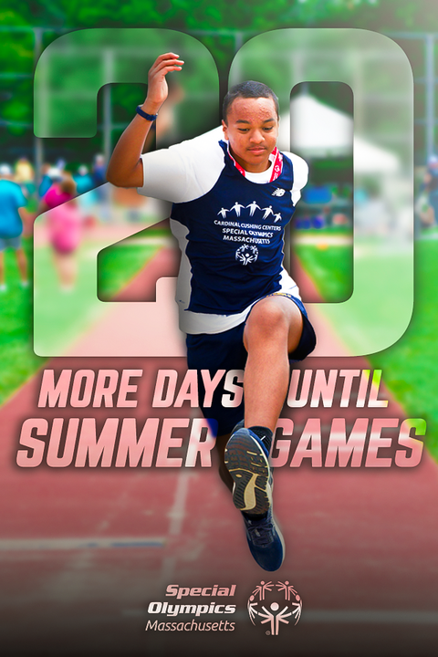 SpOlympicsMA's tweet image. 🔥 2️⃣0️⃣ DAYS OUT! 🔥 The countdown is ON for the 2025 Summer Games at @Harvard Athletic Complex! 🏟️☀️ Are you competing, coaching, volunteering, or cheering? 💬 Tell us how you’re joining the movement and get ready to experience the magic of #SummerGames! @harvardcrimson