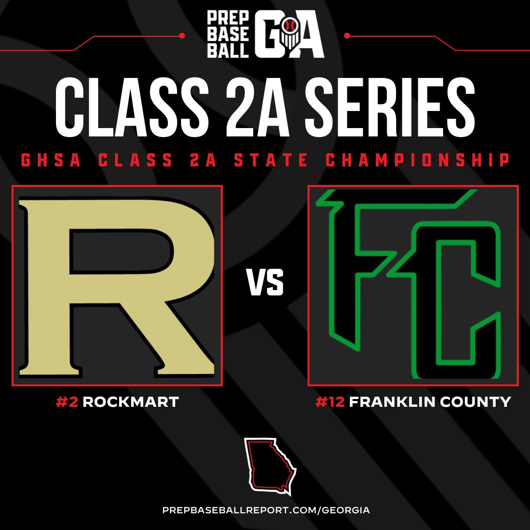 Prep Baseball Georgia (@prepbaseballga) on Twitter photo ๐ ๐๐๐๐ ๐๐๐๐ ๐๐ญ๐๐ญ๐ ๐๐ก๐๐ฆ๐ฉ๐ข๐จ๐ง๐ฌ๐ก๐ข๐ฉ ๐
๐ช๐๐๐๐ ๐ช๐๐๐๐ 2๏ธโฃ๐
ฐ๏ธ
The stage is set.
<a href="/Rockmartdugout/">ROCKMART BASEBALL ๐</a> ๐ <a href="/FCLionsBaseball/">Franklin County High School (GA) Baseball</a>
Wednesday, May 21st. 5:00 PM @ AdventHeath Stadium (Rome Emperors) ๐ ๐๐๐๐ ๐๐๐๐ ๐๐ญ๐๐ญ๐ ๐๐ก๐๐ฆ๐ฉ๐ข๐จ๐ง๐ฌ๐ก๐ข๐ฉ ๐
๐ช๐๐๐๐ ๐ช๐๐๐๐ 2๏ธโฃ๐
ฐ๏ธ
The stage is set.
<a href="/Rockmartdugout/">ROCKMART BASEBALL ๐</a> ๐ <a href="/FCLionsBaseball/">Franklin County High School (GA) Baseball</a>
Wednesday, May 21st. 5:00 PM @ AdventHeath Stadium (Rome Emperors)