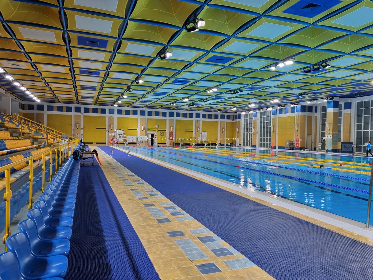 Sheno1g's tweet photo. Qatar is good for sports, First time experience 50m pool, Amazing experience. https://t.co/F9dYFGgTcN