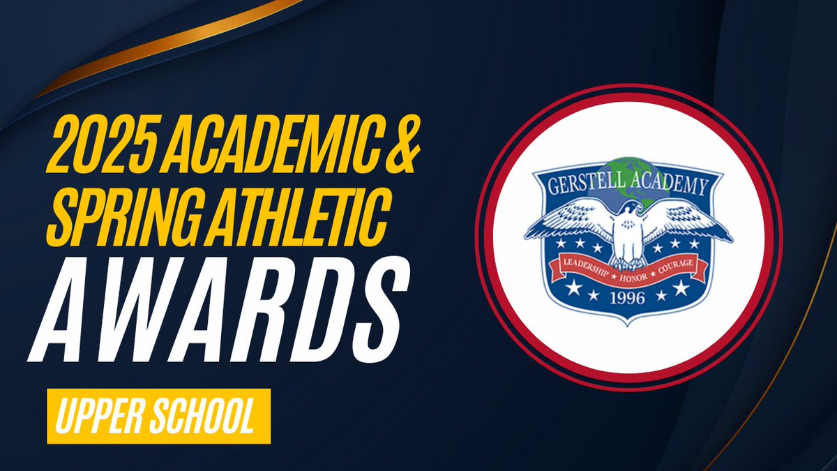 Gerstell Athletics (@gerstellfalcons) on Twitter photo 🎓🏅 Celebrate our Falcons! Join us Mon, May 19, at 9AM for the Academic & Spring Athletic Awards—livestreamed on the Gerstell Academy YouTube channel. #GerstellAcademy #FalconPride
📺 loom.ly/aoo6y-w
<a href="/Gerstell/">Gerstell Academy</a> 🎓🏅 Celebrate our Falcons! Join us Mon, May 19, at 9AM for the Academic & Spring Athletic Awards—livestreamed on the Gerstell Academy YouTube channel. #GerstellAcademy #FalconPride
📺 loom.ly/aoo6y-w
<a href="/Gerstell/">Gerstell Academy</a>