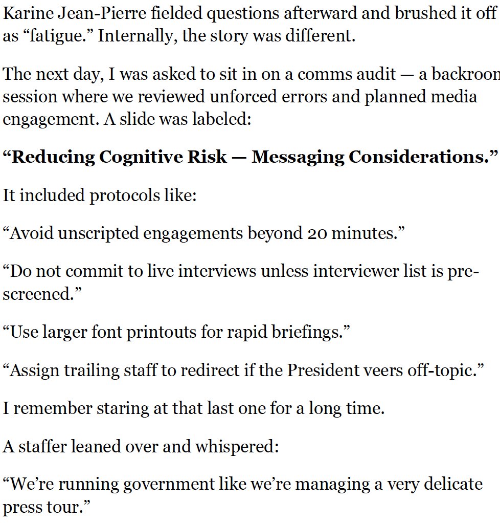 TheWestWingBook's tweet photo. Excerpt from the book, The West Wing Wasn't Ready. 
https://t.co/ma5u1jkOxH

#TheWestWingBook https://t.co/bDZ1NJXvNM