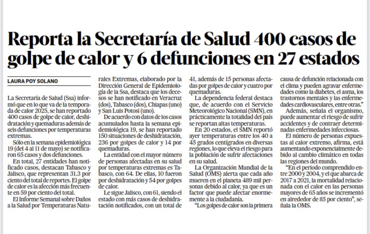 El calor no da tregua. Casi todo el país registra altas temperaturas. A  inicios del mes se contabilizaban 200 casos de personas afectadas por  golpes de calor, deshidratación o quemaduras. Hoy, de