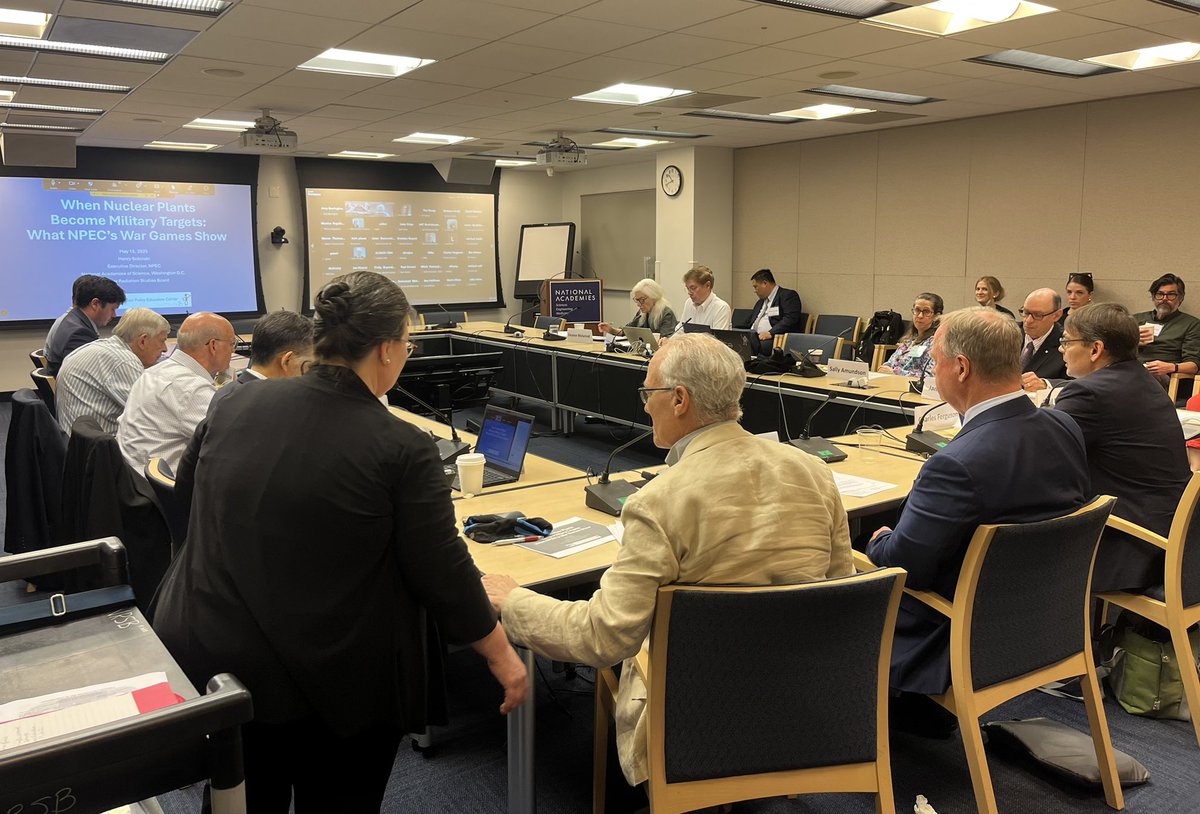 Nkleye's tweet photo. Fascinating and stimulating meeting on low dose radiation studies, nuclear safety, and environmental remediation last Thursday in DC at the National Academies of Sciences annual meeting of the Nuclear and Radiation Studies Board. https://t.co/4oD36KvpQ6
