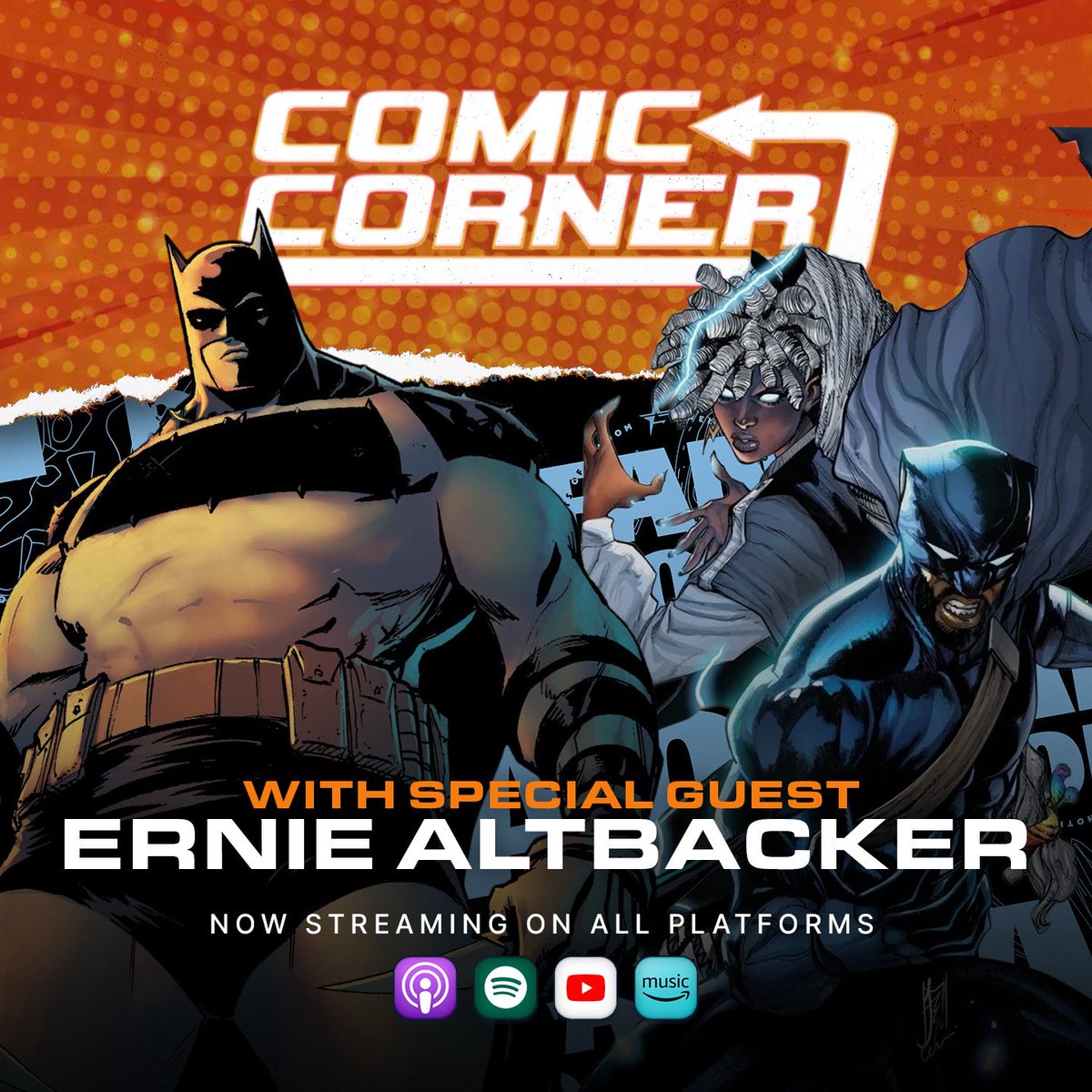 Agents of Fandom (@agentsfandom) on Twitter photo Missed our live shows this week? No problem!
Our breakdowns of #TheLastOfUs, #Andor, the #Superman, #Ironheart, & #Peacemaker trailers, as well as our Comic Corner interview with <a href="/ErnieAltbacker/">Ernie Altbacker</a> are now streaming on YouTube & wherever you get your pods.
linktr.ee/agentsfandom Missed our live shows this week? No problem!
Our breakdowns of #TheLastOfUs, #Andor, the #Superman, #Ironheart, & #Peacemaker trailers, as well as our Comic Corner interview with <a href="/ErnieAltbacker/">Ernie Altbacker</a> are now streaming on YouTube & wherever you get your pods.
linktr.ee/agentsfandom