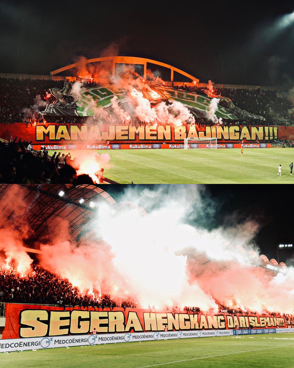 massdowman's tweet photo. PSS Sleman vs Persija Jakarta 18.05.2025

Don't wory,just some lads having a party 🔥 https://t.co/941JsCiBPi