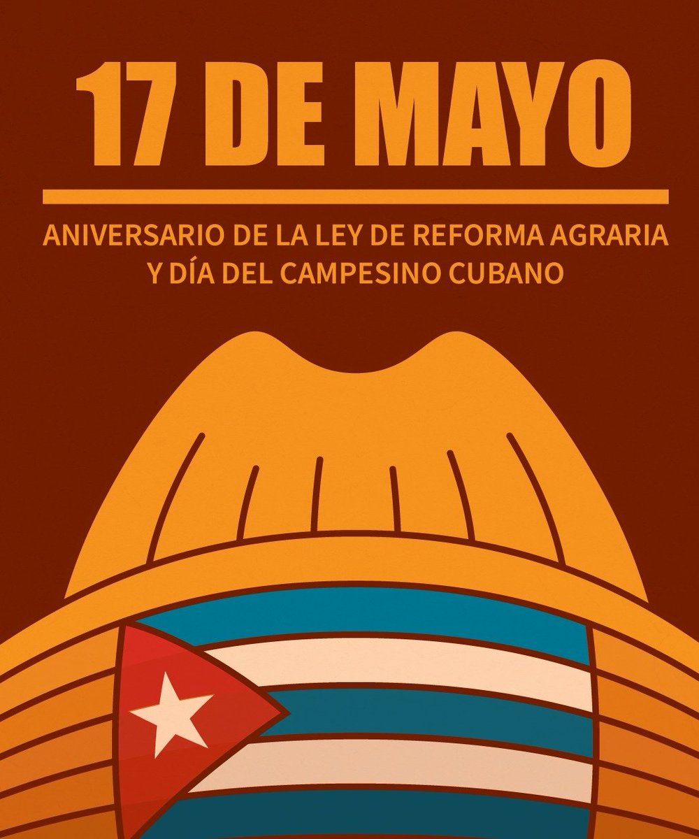 Lacteos_Stgo_Cu's tweet photo. Con gratitud y respeto, honramos a quienes con sus manos siembran vida, alimentan al país y cuidan la tierra.

Gracias por su trabajo incansable.

¡Feliz Día del Campesino Cubano!
#SantiagodeCuba
@grupo_agroalim
@minalcuba https://t.co/xHHHbaSQoe