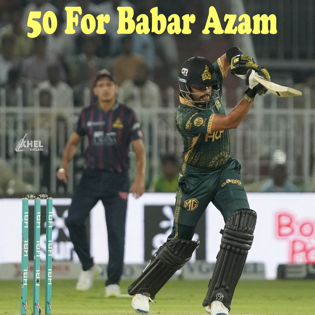 EK_UtmanZai's tweet photo. 💯 Half-Century for Babar Azam – Masterclass in Motion!

#BabarAzam #KarachiKingsvsPeshawarZalmi #PeshawarZalmi #PeshawarZalmiVsKarachiKings #psl102025 #PSLX #PSLNews #psl #PSL10 #khelkhilari https://t.co/Ws37emAhho