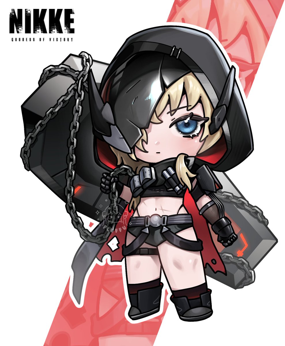 Chibi Grave done during stream! #NIKKE 
Cinderella's next! Streaming the art tomorrow ⸜(｡˃ ᵕ ˂)⸝