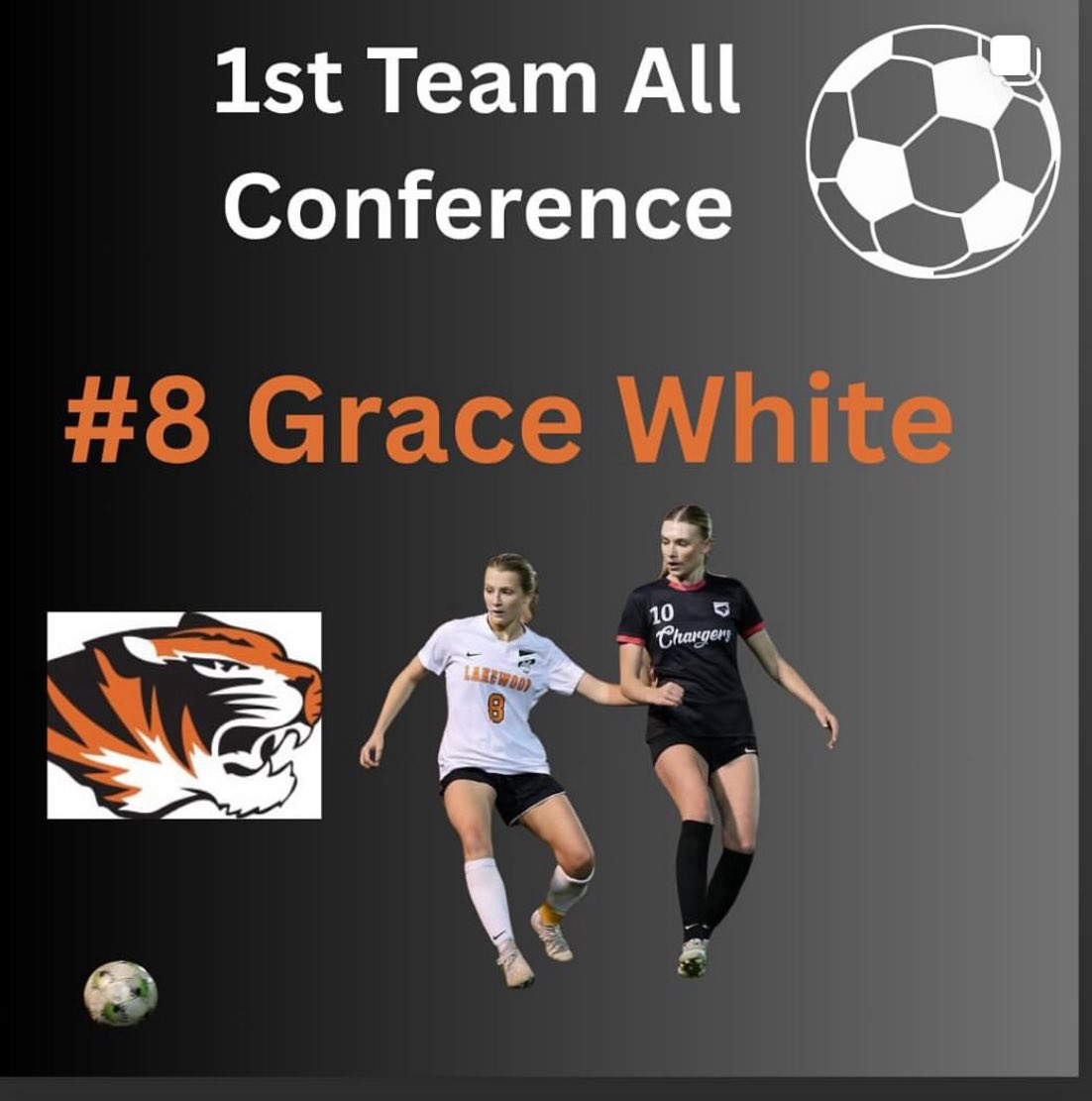 Excited to be named Jeffco 5A 1st team all conference and Academic honorable mention.