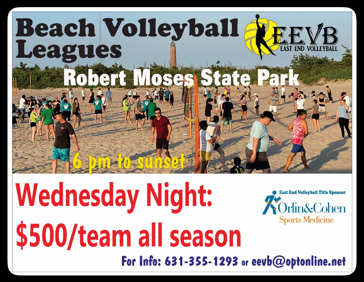 eevb's tweet photo. Join us at Robert Moses State Park for beach volleyball. https://t.co/w0x0TZpGk8