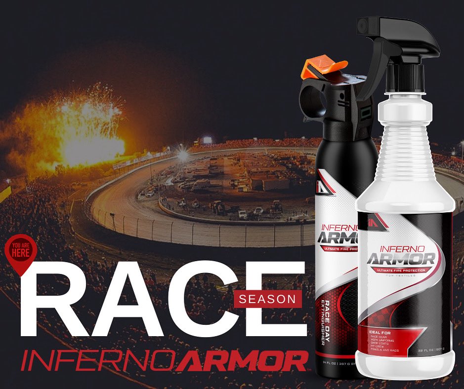 • RACE DAY 🤝🏼 RACE SEASON • 

#InfernoArmor #UltimateFireProtection #FireExtinguishers #TopicalProtectant #FireSafety #FirePrevention #SprayIA