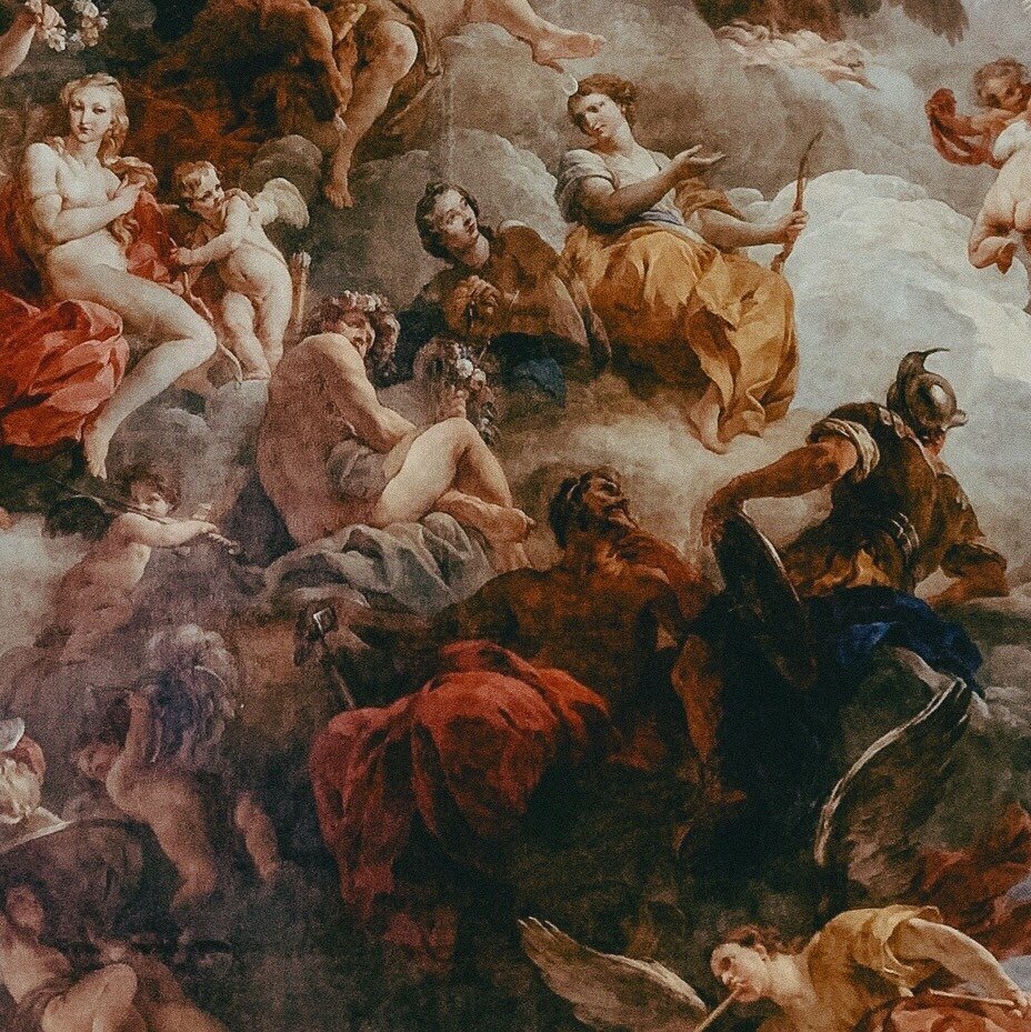 Ceiling paintings, Palace of Versailles
