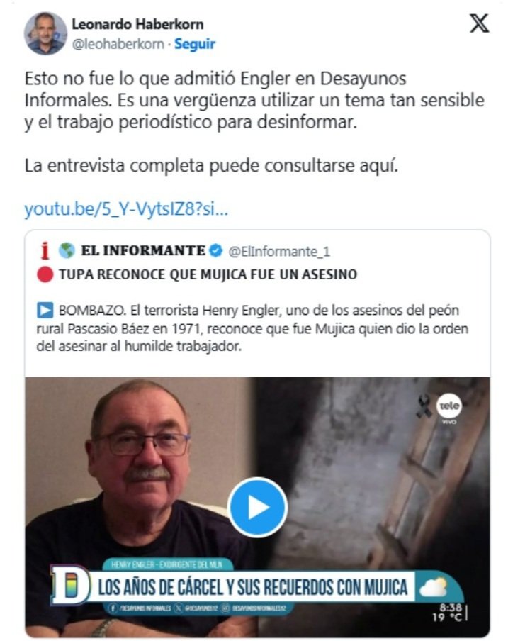 urraburu's tweet photo. A Pascasio #Baez lo ejecutó Ismael #Bassini, por orden de Mauricio #Rosencof**, Henry #Engler, Wasem #Alaniz, Donato #Marrero y Píriz #Budes.
#Mujica no lo asesinó o lo mandó asesinar porque estaba preso. Fue un encubridor toda su vida como casi todos los tupamaros. 🧵 https://t.co/suOo1IvoYp