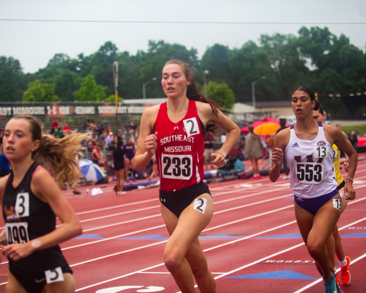 Madelyn Gray timed in at 4:36.67 to finish in 5⃣th in the 1500m🤩

#FeelinRowdy