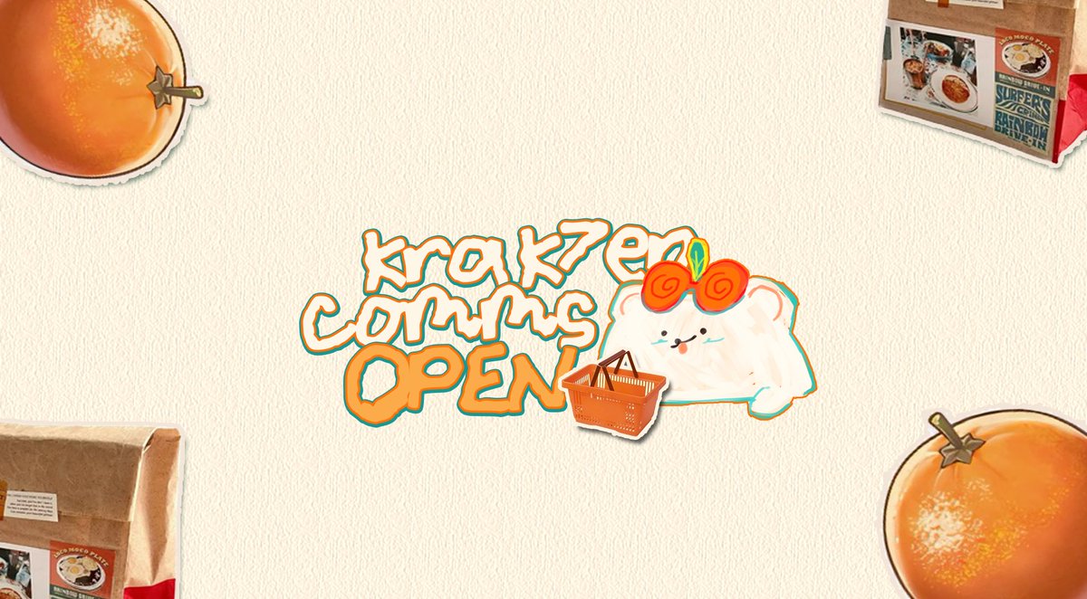 krak7en's tweet photo. [RTS APPRECIATED 📮🍊] 

hello, #commissions are OPEN again! 
🔸OPEN IMG FOR OPTIONS 🔻
🔸all details and order through VGEN
🔸https://t.co/cVaMpZh8F2
🔸feel free to DM or email for any inquiries or if you wish to not use VGEN for your order. 

#commsopen #vgencomms https://t.co/c3A1Ypkuyx
